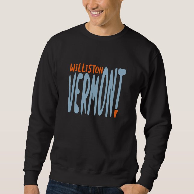 Moletom Williston Vermont Vt Souvenir (Frente)
