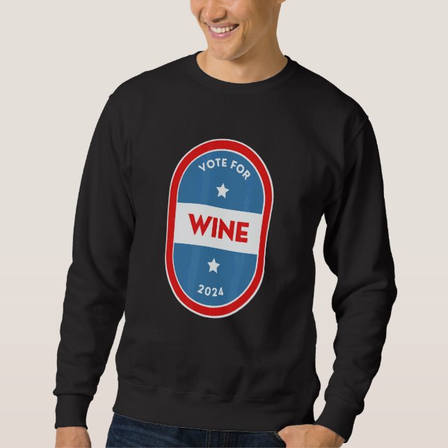 Moletom Wine  Bartender Political Election Parody 2024 (Frente)