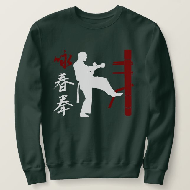 Moletom Wing Chun Kung Fu Sweatshirt (Frente do Design)