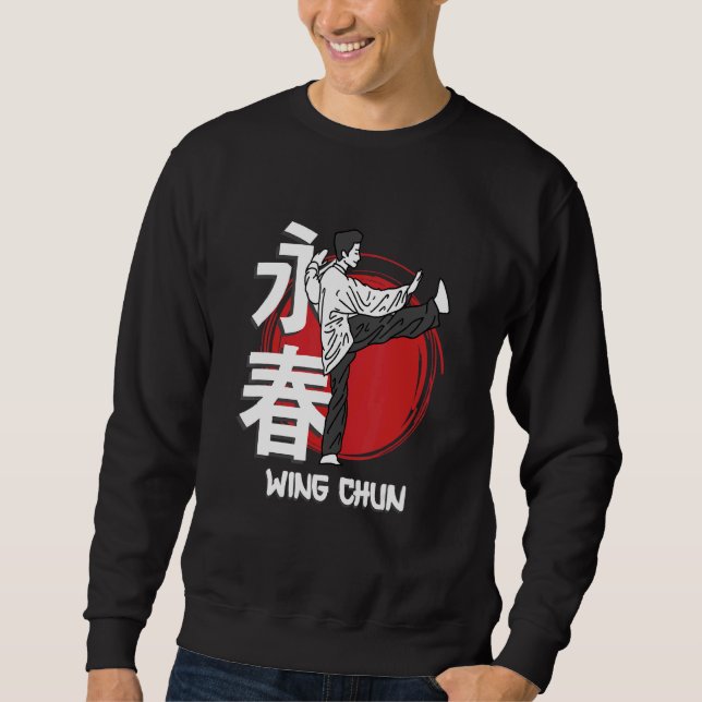 Moletom Wing Chun Wing Tsun Kung Fu Mial Combate ao Esport (Frente)