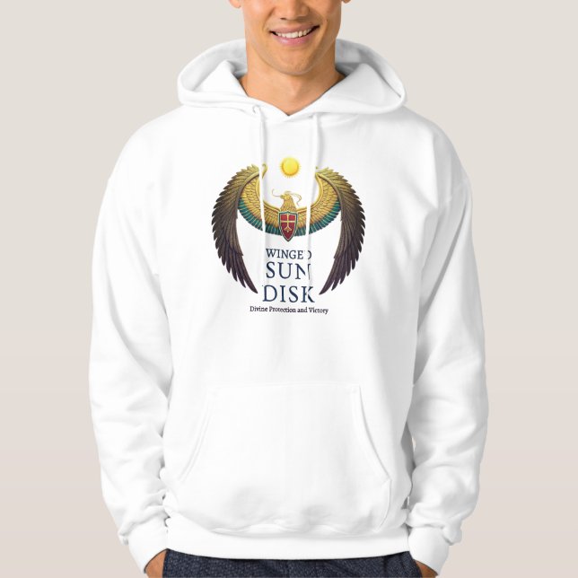 Moletom Winged Sun Disk Sweatshirt – Ancient Egyptian Prot (Frente)