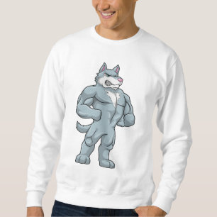 Moletom Wolf como Bodybuilder extreme