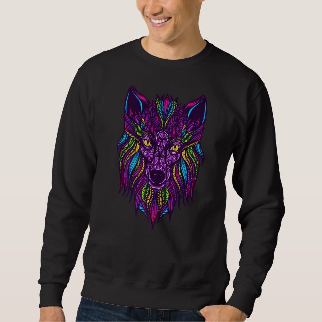 Moletom Wolf Love Wolves Tribal Tattoo Wolf (Frente)