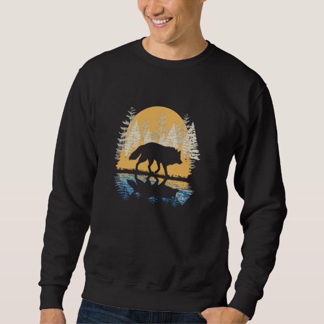 Moletom Wolf Nature Forest Willife Outdoor (Frente)