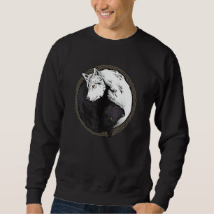 Moletom Wolf Shirts, Yin Yang Wolves Animal Gift