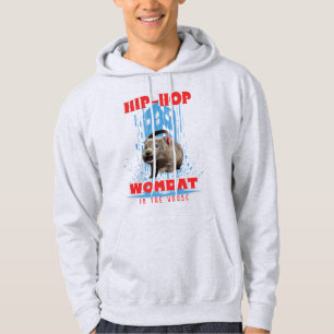 Moletom Wombat de Hip Hop Música Animal Divertida
