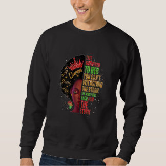 Moletom Womens Black History Month Afro Melanin Queen Afri