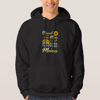 Moletom Womens Blessed To Be Called Mom And Mema Sunflower