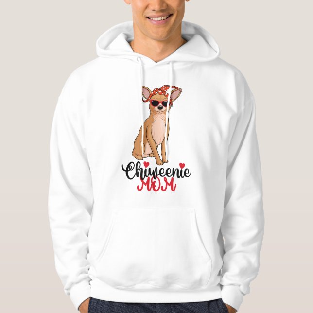 Moletom Womens Chiweenie Dog Chiweenie Mom (Frente)