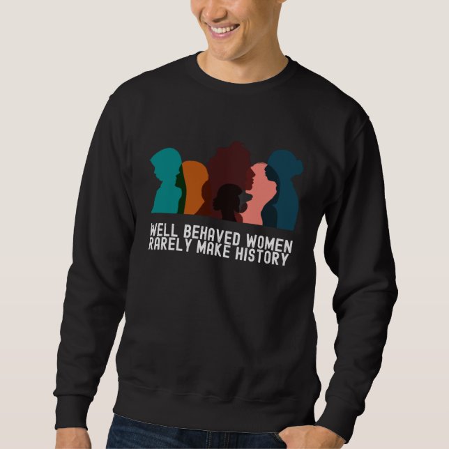 Moletom Women's History Month Fans  Quotes Family (Frente)