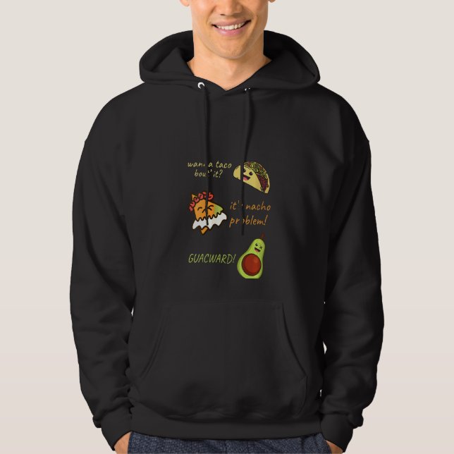 Moletom Womens Taco Nacho Guac Convo (Frente)