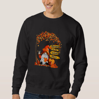 Moletom Womens Thankful Blessed To Be Called Nanny Pumpkin