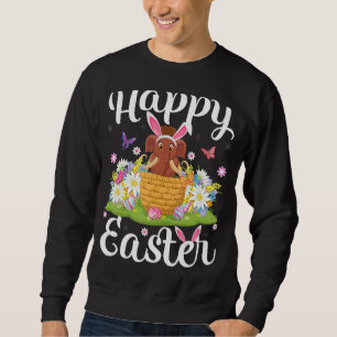 Moletom Wooly Easter Ovo Caça Floral Páscoa Wooly Sun