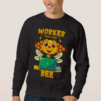 Moletom Worker From Home Bee  Telecommuter