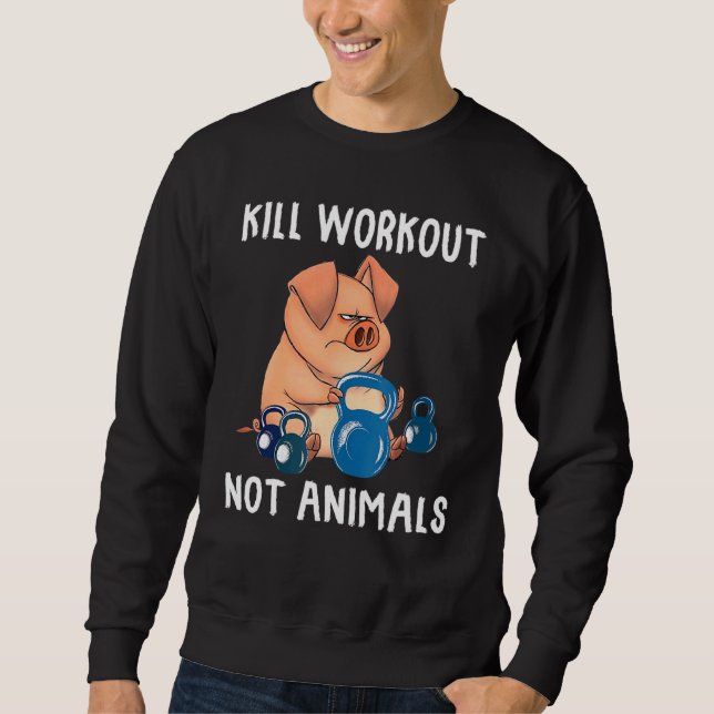 Moletom Workout de Suínos Não (Frente)