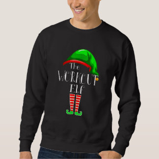 Moletom Workout Elf Correspondente Família Grupo Natal Py 