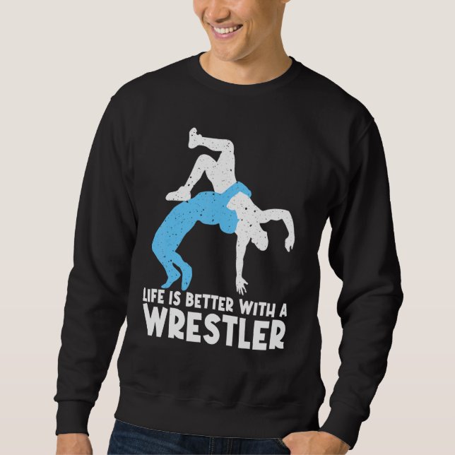 Moletom Wrestling For Wrestler Men Women Wrestling (Frente)