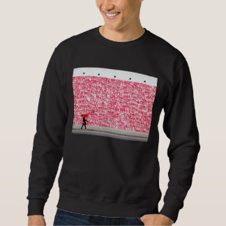 Moletom (WTF) Camisola gráfica preta