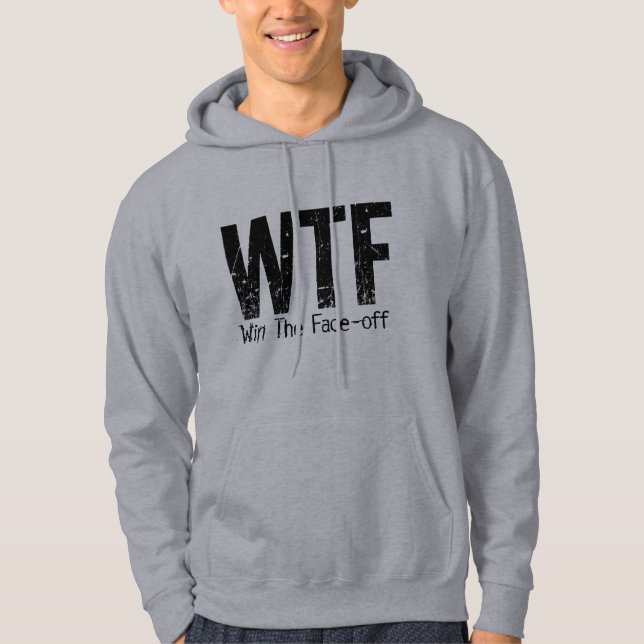 Moletom WTF: Ganhe o Hoodie da Face (Hockey) (Frente)