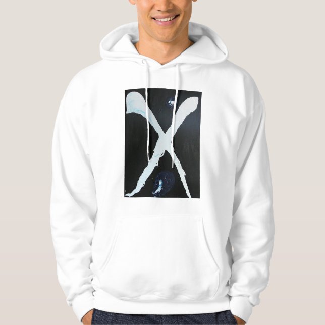 MOLETOM X BRANCO (Frente)
