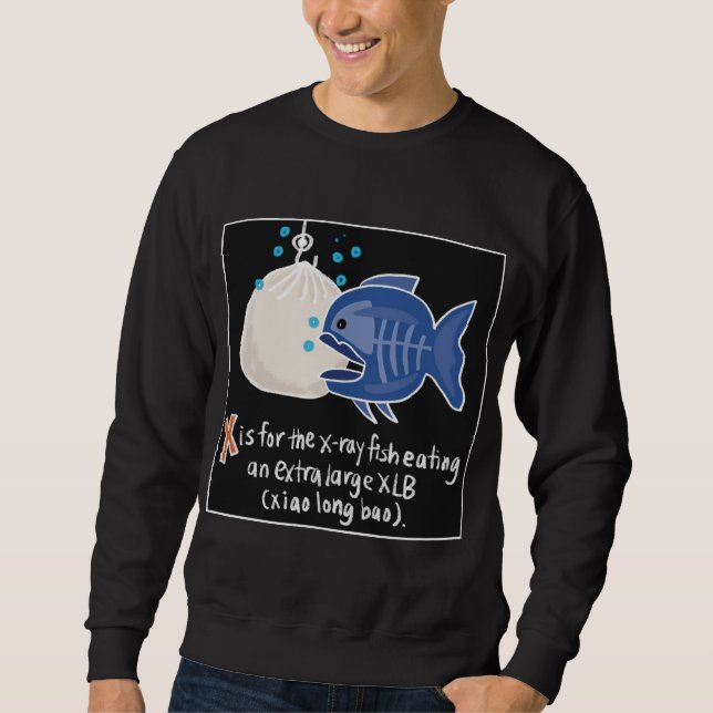 Moletom X é para o XLB Crewneck Sweatshirt (Frente)