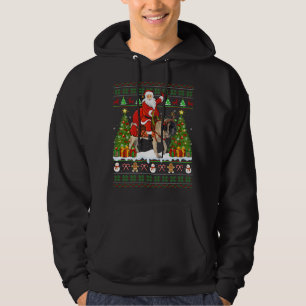 Moletom Xmas Sweater Papais noeis Feios Andando Inglês Mas