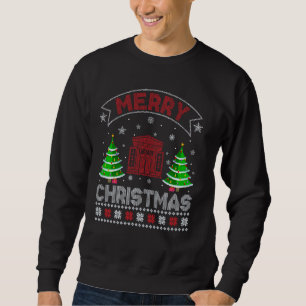 Moletom Xmas Tree Lighting Men Biblioteca Feia de Christma