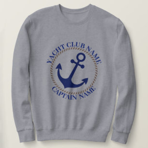 Moletom Yacht club marinho Náutico
