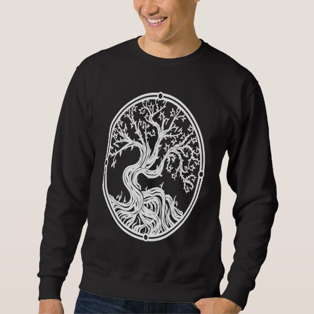 Moletom Yggdrasil Tree Of Life Nordic Celtic Tree (Frente)