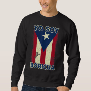 Moletom Yo Soy Boricua Eu sou Porto Rico Bandeira
