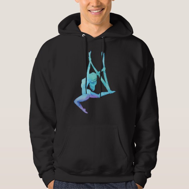 Moletom Yoga de Antigravidade de Rapariga Aérea (Frente)