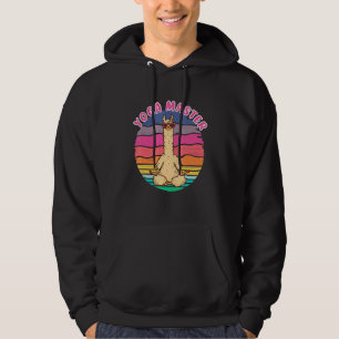 Moletom Yoga Master Llama Animal Vintage Meditation Relaxi