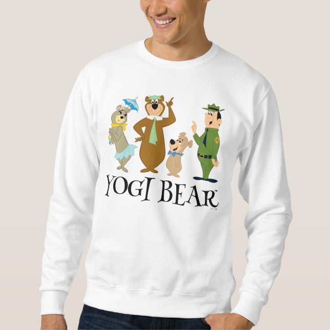 Moletom Yogi Bear e Friends Classic Pose (Frente)