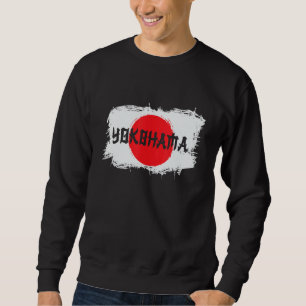 Moletom Yokohama Japão Bandeira Japão Souvenir