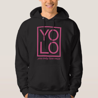 Moletom YOLO Graphic Fun You Only Live Once Typography
