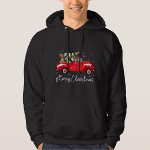 Moletom Yorkie Red Truck Natal Papai Noel Xmas