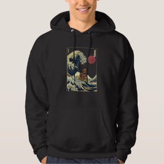 Moletom Yorkiepoo Japanese Kanagawa Wave  Surf Dog
