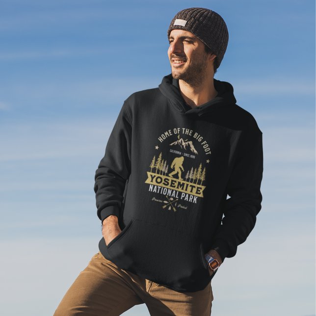 Moletom Yosemite National Park Home of the Big Foot (Criador carregado)