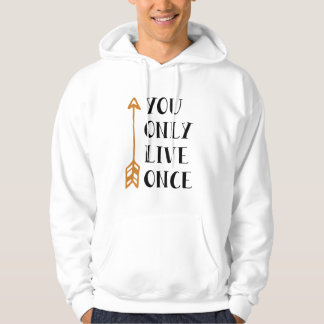 Moletom You Only Live Once – YOLO Arrow Design for T-Shirt