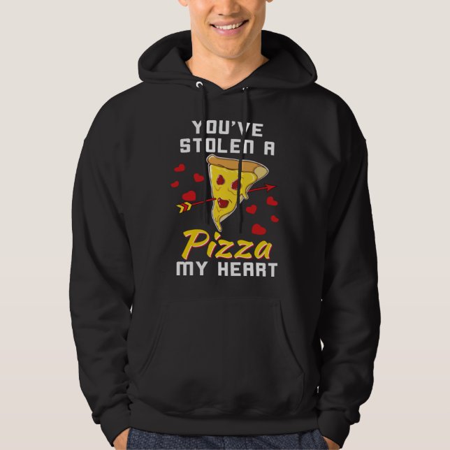 Moletom You Stole A Pizza Of My Heart  Valentines (Frente)