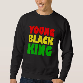 Moletom Young Black King Afro American Black Heritage Afr