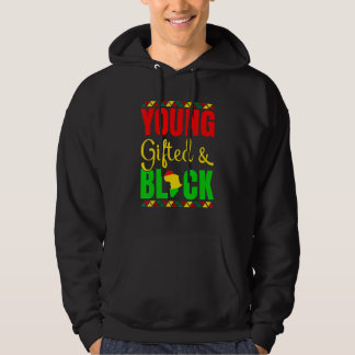 Moletom Young Gifted And Black History African Pride Melan