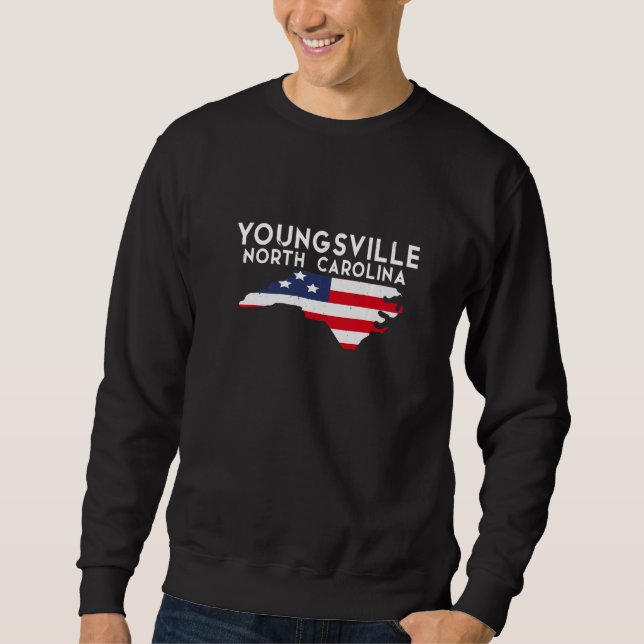 Moletom Youngsville North Carolina USA State America Trave (Frente)