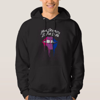Moletom Your Sexuality Is Fine Bi Me Bisexual Motivational