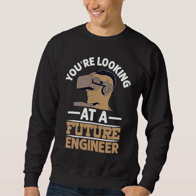 Moletom You're Looking At A Future Engineer Profession Eng (Frente)