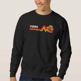 Moletom Yuuki  Retro Vintage Pôr do Sol Yuuki Anos 80 Anos