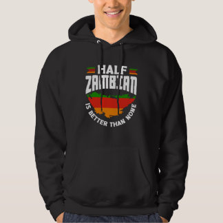 Moletom Zambiano Zâmbia Bandeira Zambiana Metade Zambiano