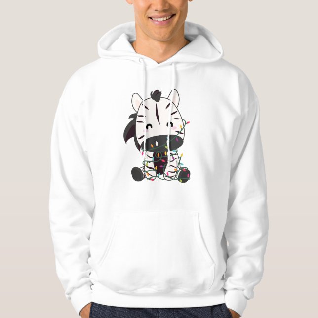 Moletom Zebra Christmas Zebras (Frente)