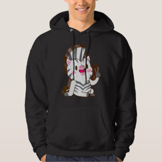 Moletom Zebra Multicamada Paz Relaxada Fofa Estética