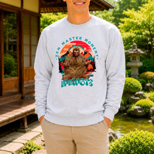 Moletom Zen Master Moment - Namaste Funny Bigfoot